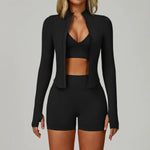 Conjunto Fitness Três Peças Seamless Esculpido Irene