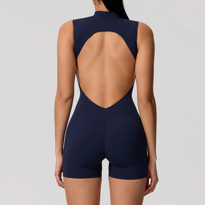 Macaquinho Fitness Esculpido Costas Abertas Aveline