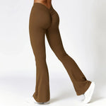 Calça Flare Fitness V-Shape Hip Cintura Alta Deva
